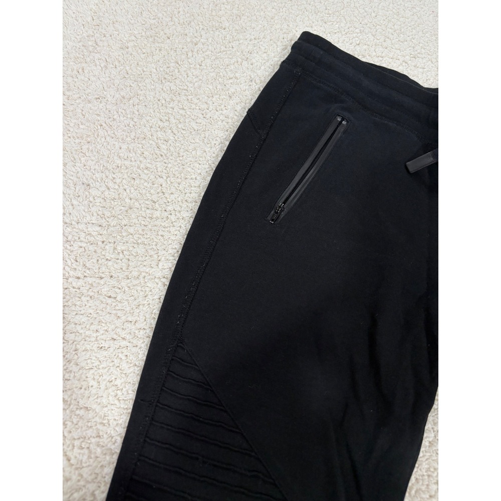 Alo Yoga Urban Moto Sweatpant Jogger 29" Black Size Small Stretch Cozy - Picture 5 of 9